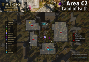 Detailed map of C2