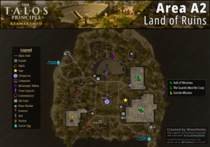 Detailed map of A2