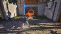 Take the second Driller and drill the bronze wall by the Fan blades.
