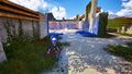Take the blue Activator, link it to the blue Connector and place it down behind the first Blue door that leads to the Progress Wheel, as far back as possible while staying in range.