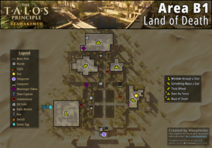 Detailed map of B1