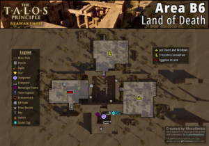 Detailed map of B6
