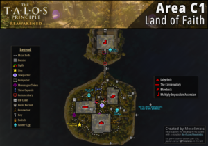 Detailed map of C1