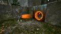 Drill the wall next to the red Emitter.