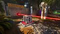 Place the Hexahedron on the Pressure plate by the red Emitter.